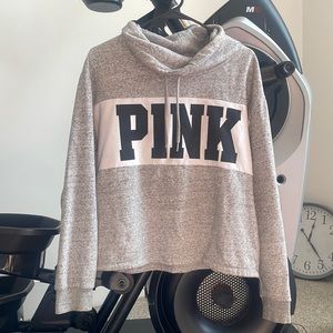 PINK cowl neck sweater!